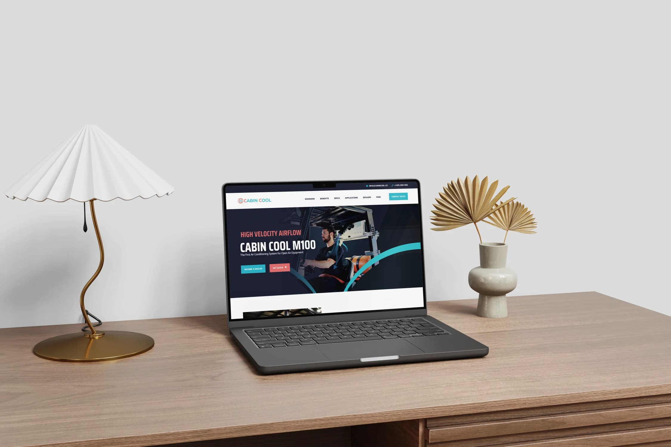 Cabin Cool — construction brand site