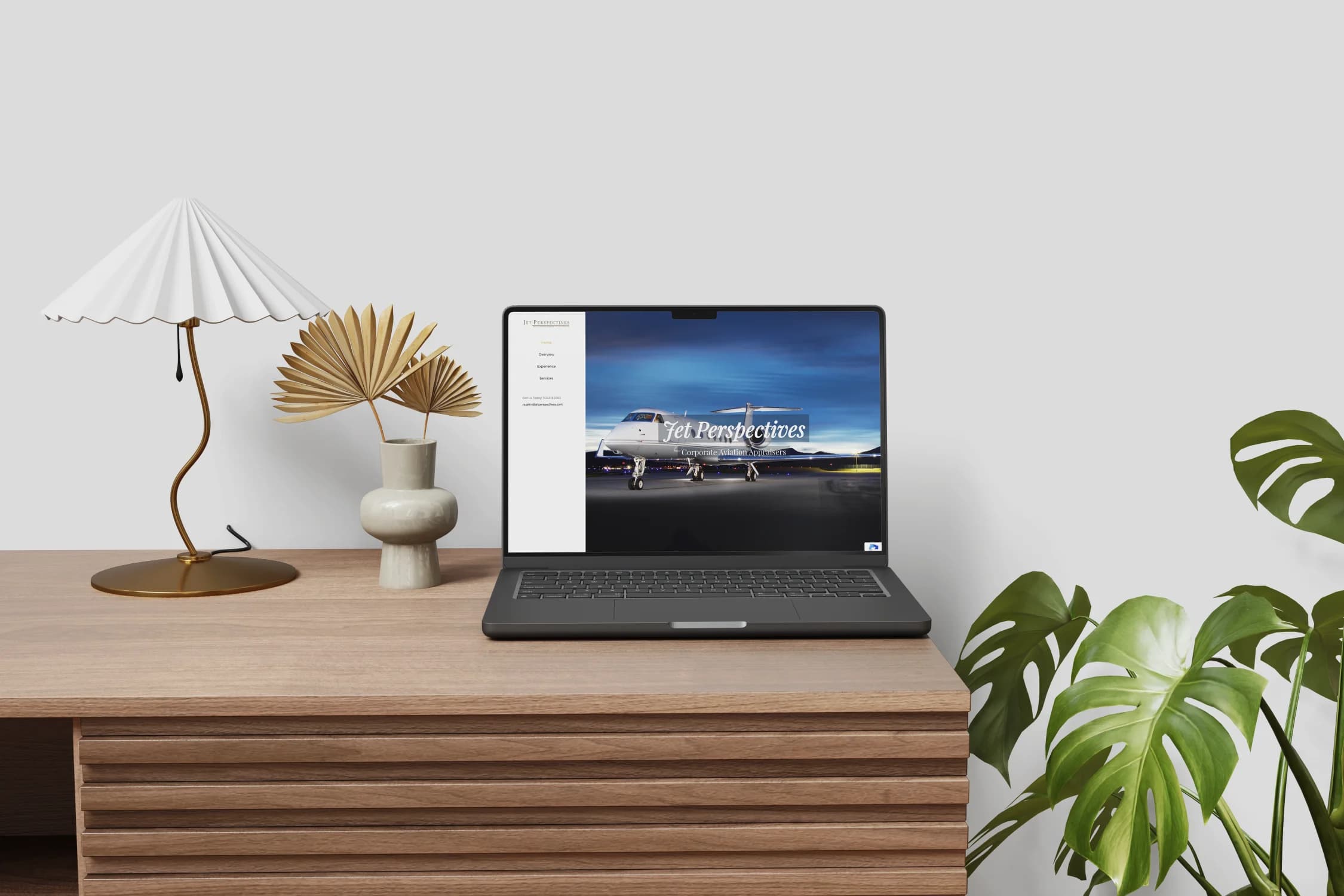 Jet Perspectives — aviation brand site
