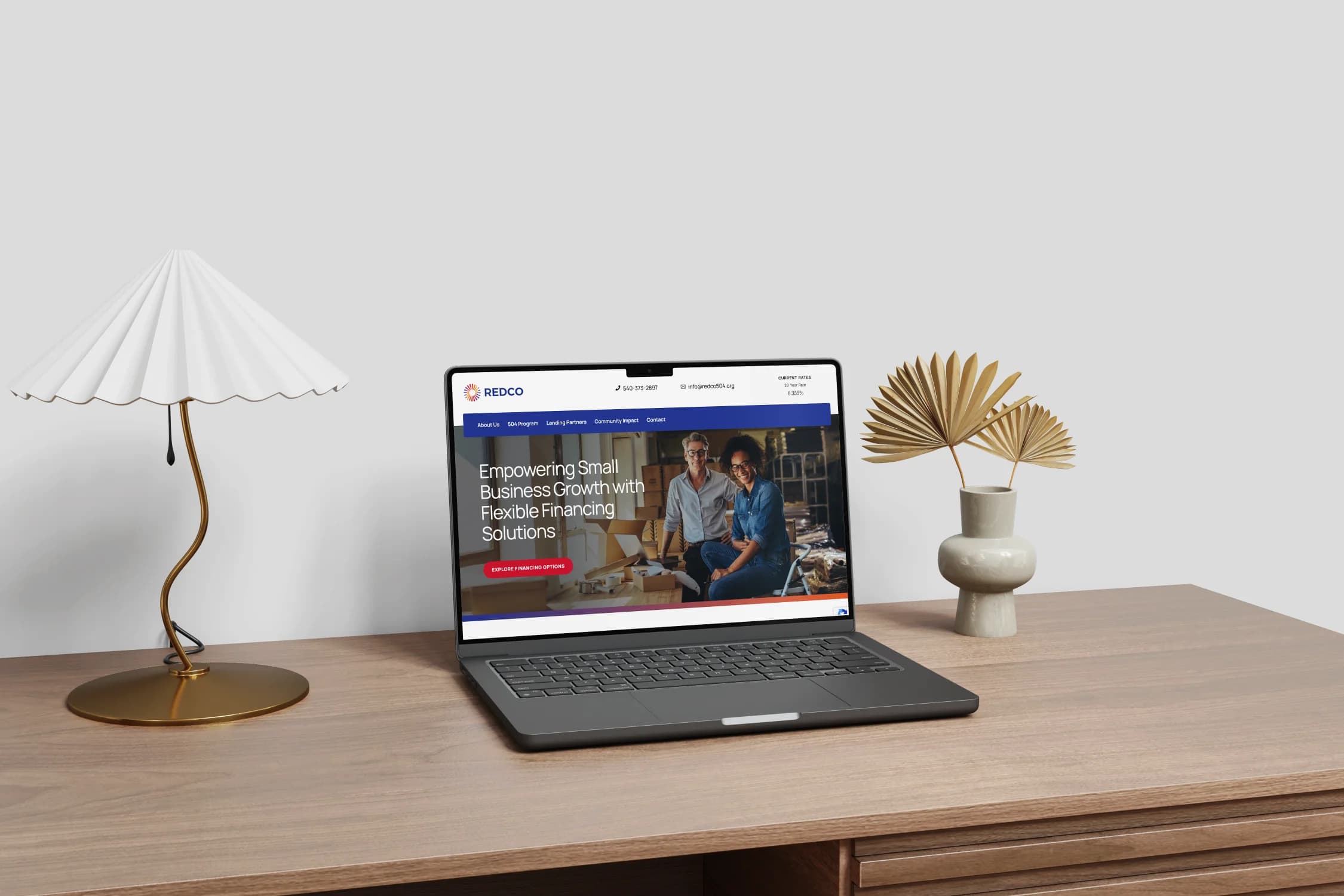 REDCO — finance brand site